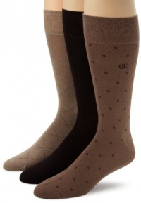 Calvin Klein Men's 3 Pack Fashion Geometric Socks Calvin Klein Men's 3 Pack Fashion Geometric Socks