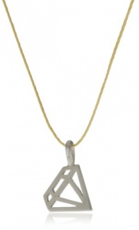 Dogeared Jewels and Gifts Make A Wish Engaged Sterling Silver Diamond-Shaped Pendant Necklace, 16 Dogeared Jewels and Gifts Make A Wish Engaged Sterling Silver Diamond-Shaped Pendant Necklace, 16