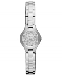 Polish your work wardrobe with this shimmering steel watch from DKNY. Polish your work wardrobe with this shimmering steel watch from DKNY.
