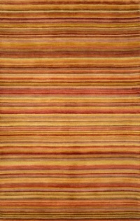 Liora Manne Petra Stripe Sunset Contemporary 8' x 10' Rug- 9048-18 Liora Manne Petra Stripe Sunset Contemporary 8' x 10' Rug- 9048-18