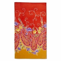 Whether you're taking a trip to the beach or lounging poolside, this paisley Sky beach towel adds a colorful pop to your fun-in-the-sun activities.