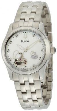 Bulova Women's 96P114 Automatic and Mechanical Diamond Mother-Of-Pearl Dial Watch Bulova Women's 96P114 Automatic and Mechanical Diamond Mother-Of-Pearl Dial Watch