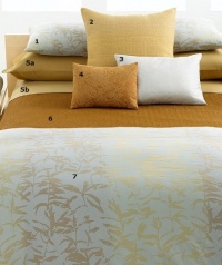 Calvin Klein Home Pyrite Luster Standard Sham - Aqua Calvin Klein Home Pyrite Luster Standard Sham - Aqua