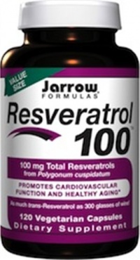 Jarrow Formulas Resveratrol 100, Value Size, 100 mg, 120 Vegetarian Capsules