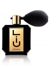 The star of this collection reveals a light-as-air loose powder that enhances the face, body and hair with an iridescent golden veil. A mere press of the bulb releases the powder, leaving Liu's mesmerizing aromas in its wake: a composition of aldehydes, sensual roses, vanilla, iris and woody notes. Made in France. 0.6 oz. The star of this collection reveals a light-as-air loose powder that enhances the face, body and hair with an iridescent golden veil. A mere press of the bulb releases the powder, leaving Liu's mesmerizing aromas in its wake: a composition of aldehydes, sensual roses, vanilla, iris and woody notes. Made in France. 0.6 oz.