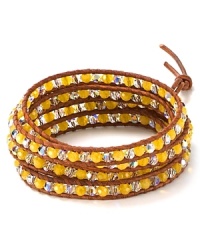 Ready made for the November babe: Chan Luu puts a personal spin on its signature leather and precious stone wrap bracelets with its birthstone collection. Ready made for the November babe: Chan Luu puts a personal spin on its signature leather and precious stone wrap bracelets with its birthstone collection.