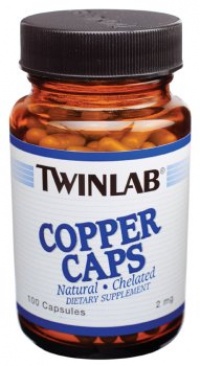 TwinLab - Copper Caps, 2 mg, 100 capsules TwinLab - Copper Caps, 2 mg, 100 capsules
