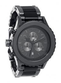 Nixon 42-20 Chrono Watch Gunmetal/Black Acetate, One Size Nixon 42-20 Chrono Watch Gunmetal/Black Acetate, One Size