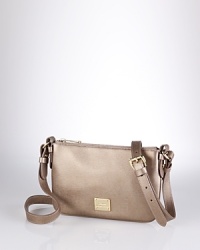 A small sleek crossbody bag in luxurious leather from Lauren Ralph Lauren. A small sleek crossbody bag in luxurious leather from Lauren Ralph Lauren.