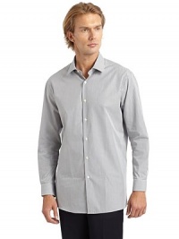 THE LOOKAllover stripe printShirt collarButton closureLong sleeves with barrel cuffsTHE MATERIALCottonCARE & ORIGINMachine washImported THE LOOKAllover stripe printShirt collarButton closureLong sleeves with barrel cuffsTHE MATERIALCottonCARE & ORIGINMachine washImported