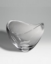 The slender slope of this crystal bowl makes it an elegant display piece. 6½H X 5½W X 5D Imported