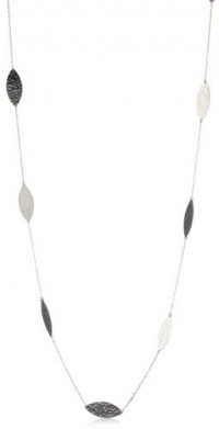 GURHAN Willow Silver with High Karat Gold Accents Station Necklace GURHAN Willow Silver with High Karat Gold Accents Station Necklace