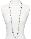 Finish your look with this chic beaded necklace from Carolee.