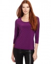 Vince Camuto Women's Allover Embellished Dolman Top