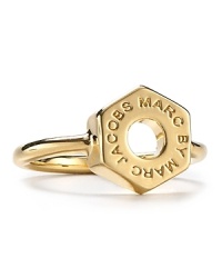 Fashion hardware from the ultimate it-brand. MARC BY MARC JACOBS' plated bolt-shaped rings is fixing to be a favorite. Fashion hardware from the ultimate it-brand. MARC BY MARC JACOBS' plated bolt-shaped rings is fixing to be a favorite.