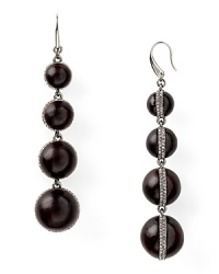 The '70's make a sophisticated return with this pair of graduated linear earring from MICHAEL Michael Kors. A glamourous fusion of tone and texture, this pair is a chic flashback. The '70's make a sophisticated return with this pair of graduated linear earring from MICHAEL Michael Kors. A glamourous fusion of tone and texture, this pair is a chic flashback.