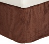 Carters Everyday Easy Velour Dust Ruffle, Chocolate