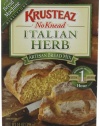 Krusteaz No Knead Italian Herb Artisan Bread Mix, 14-Ounce Boxes (Pack of 4)