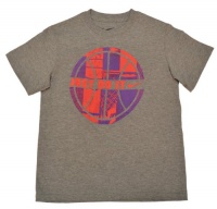 NIKE Boys' Basketball Just Do It T-shirt Gray-Small NIKE Boys' Basketball Just Do It T-shirt Gray-Small