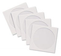 CD/DVD White Window Envelopes, 5x5, White CD/DVD White Window Envelopes, 5x5, White