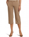 Calvin Klein Women's Cropped Trouser, Flax, 6