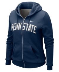 Spread the spirit and cheer on your favorite team with this NCAA Penn State Nittany Lions hoodie from Nike. Spread the spirit and cheer on your favorite team with this NCAA Penn State Nittany Lions hoodie from Nike.