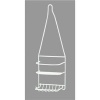 Holmz-Selfix 21510301.36 Shower Caddy