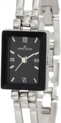 Anne Klein Women's 104899BKSB Silver-Tone Black Dial Dress Watch Anne Klein Women's 104899BKSB Silver-Tone Black Dial Dress Watch