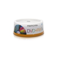 Memorex 32025541 4x DVD+RW 25 Pack Spindle Memorex 32025541 4x DVD+RW 25 Pack Spindle