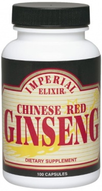 Imperial Elixir Chinese Red Ginseng, 100 Capsules Imperial Elixir Chinese Red Ginseng, 100 Capsules
