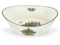 Spode Christmas Tree Pierced Oval Bowl Spode Christmas Tree Pierced Oval Bowl