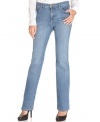 Flatter your figure in versatile straight-leg jean from Not Your Daughter's Jeans with a unique design to help you look your best.