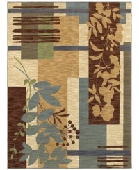 A soft palette of earthy tones set in floral and geometric patternwork creates a calming effect in the Corsica area rug from Shaw Living. Its ultra-durable and supremely soft EverTouch® nylon is meticulously dyed for brilliant color recognition. A soft palette of earthy tones set in floral and geometric patternwork creates a calming effect in the Corsica area rug from Shaw Living. Its ultra-durable and supremely soft EverTouch® nylon is meticulously dyed for brilliant color recognition.
