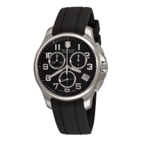 Victorinox Swiss Army Men's 241452 Officers Chrono Black Dial Watch Victorinox Swiss Army Men's 241452 Officers Chrono Black Dial Watch