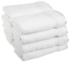 Superior Egyptian Cotton  8 Piece Hand Towel Set, White