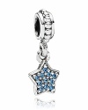 A girly and glamorous cubic zirconia pavé star charm makes a pretty addition to your PANDORA collection.