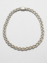 From the Classic Chain Collection. This nature-inspired style from a socially and environmentally responsible brand features intricately designed sterling silver chains in a braided style. Sterling silverLength, about 18Push clasp closureImported