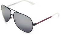 Gucci GG1951/S Sunglasses - 075V Blue White (9U Smoke Mirror Gradient Lens) - 63mm Gucci GG1951/S Sunglasses - 075V Blue White (9U Smoke Mirror Gradient Lens) - 63mm