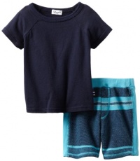 Splendid Littles Baby-boys Newborn Baja Stripe French Terry Short Set, Cove, 12-18 Months Splendid Littles Baby-boys Newborn Baja Stripe French Terry Short Set, Cove, 12-18 Months