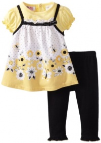 Nannette Baby-girls Newborn 2 Piece Knit Dress and Leggings Set, Yellow, 6-9 Months Nannette Baby-girls Newborn 2 Piece Knit Dress and Leggings Set, Yellow, 6-9 Months