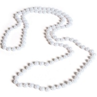 White Pearl Necklace Party Accessory White Pearl Necklace Party Accessory
