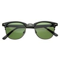 Vintage Half Frame Clubmaster Wayfarers Style Classic Optical RX Sunglasses Vintage Half Frame Clubmaster Wayfarers Style Classic Optical RX Sunglasses