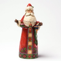 Enesco Jim Shore Heartwood Creek Classic Santa with Ornaments Figurine, 9-Inch Enesco Jim Shore Heartwood Creek Classic Santa with Ornaments Figurine, 9-Inch