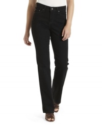 A clean, dark wash with a little added bling at the back pockets make these Levi's jeans day-to-night essentials! Try them with platform sandals and a colorful tank top. A clean, dark wash with a little added bling at the back pockets make these Levi's jeans day-to-night essentials! Try them with platform sandals and a colorful tank top.