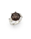 THE LOOKFaceted smoky quartz accentBee detailsSterling silver settingTHE MEASUREMENTDiameter, about .75ORIGINMade in USA