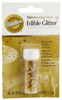 Wilton Edible Glitter, Gold Stars Wilton Edible Glitter, Gold Stars