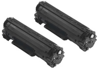 2 PACK Compatible Canon 3500B001AA (128) Black Toner Cartridge Fits ImageClass D550, MF4420n, MF4450, MF4550, MF4570dn, MF4580dn