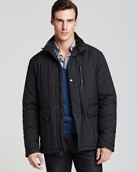 A well-crafted jacket from Tumi comes in handy when the temperature drops. Suitable for your commute and weekend wear alike. A well-crafted jacket from Tumi comes in handy when the temperature drops. Suitable for your commute and weekend wear alike.