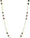 Kate Spade New York Dotted Line Black Scatter Necklace