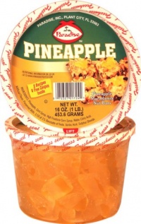Paradise Pineapple Wedges, 16 Ounce Tubs (Pack of 3) Paradise Pineapple Wedges, 16 Ounce Tubs (Pack of 3)